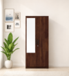 Raventon Premium Solid Wood 2 Door Wardrobe in Natural Teak Finish