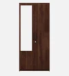 Raventon Premium Solid Wood 2 Door Wardrobe in Natural Teak Finish - Image 3