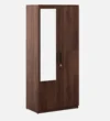 Raventon Premium Solid Wood 2 Door Wardrobe in Natural Teak Finish - Image 6