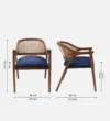 Redfern Heritage Solid Wood Dining Chair with Timeless Wooden Appeal - Image 3