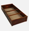 Rezvira Premium Wooden Single Bed with Clean Lines in Natural Grain Finish for Home - Image 3