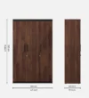 Richmond Elite Solid Sheesham Wood 3 Door Wardrobe with Large Storage Space - Image 4