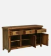 Rivano Designer Sheesham Wood Sideboard Cabinet - Image 5