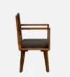 Silvergrove Modern Wooden Dining Chair with Natural Sheesham Wood Grain - Image 5