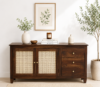 Soren Premium Solid Wood Living Room Storage Cabinet