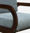 Stonebridge Solid Sheesham Wood Rustic Style Dining Chair with Cushioned Seat - Image 3