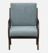 Stonebridge Solid Sheesham Wood Rustic Style Dining Chair with Cushioned Seat - Image 4