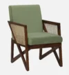 Stonegrove Contemporary Solid Wood Dining Chair with Ergonomic Comfort - Image 7