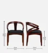 Thornfield Solid Sheesham Wood Elegant High Back Wooden Dining Chair - Image 8