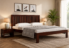 Tivora Elegant Solid Sheesham Wood Bed with Premium Finish