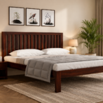 Tivora Elegant Solid Sheesham Wood Bed with Premium Finish