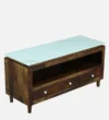 Trevoria Solid Sheesham Wood TV Stand with Wide Entertainment Space - Image 2