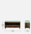 Trevoria Solid Sheesham Wood TV Stand with Wide Entertainment Space - Image 4
