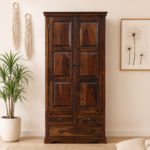 Tuscany Signature Collection Wooden Wardrobe with Wide Storage Space
