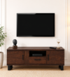 Valtrona Premium Wooden TV Unit with Modern Utility Storage