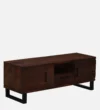 Valtrona Premium Wooden TV Unit with Modern Utility Storage - Image 4