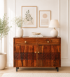 Velmont Handcrafted Solid Wood Storage Cabinet for Everyday Use