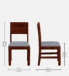Velmont Luxury Sheesham Wood 8 Seater Dining Table and Chair Set - Image 9