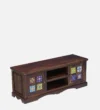 Veltrix Solid Wood TV Console with Spacious Open Shelf Design - Image 3