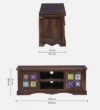 Veltrix Solid Wood TV Console with Spacious Open Shelf Design - Image 7