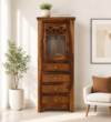 Verano Premium Solid Wood Multi Storage Cabinet with Doors