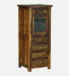 Verano Premium Solid Wood Multi Storage Cabinet with Doors - Image 2