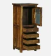 Verano Premium Solid Wood Multi Storage Cabinet with Doors - Image 5