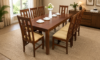 Verlon Sheesham Wood 6 Seater Dining Set In Scratch Resistant Provincial Teak Finish With Bench