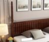 Verona Modern Sheesham Wood Platform Bed for Master Bedroom - Image 2