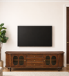 Vireston Sheesham Wood TV Unit with Wide Display and Drawer Storage