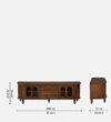 Vireston Sheesham Wood TV Unit with Wide Display and Drawer Storage - Image 5