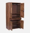 Westbury Elegant Sheesham Wood 2 Door Wardrobe with Drawer Storage - Image 7