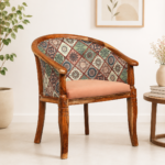 Willowcrest Solid Sheesham Wood Premium Dining Chair with Timeless Wooden Design
