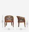 Willowcrest Solid Sheesham Wood Premium Dining Chair with Timeless Wooden Design - Image 4