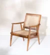 Willowford Handcrafted Wooden Dining Chair with Rich Natural Wood Grain - Image 4
