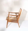 Willowford Handcrafted Wooden Dining Chair with Rich Natural Wood Grain - Image 5