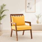 Woodshire Premium Solid Sheesham Wood Dining Chair with Durable Construction