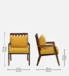 Woodshire Premium Solid Sheesham Wood Dining Chair with Durable Construction - Image 5