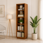 Yorvik Sheesham Wood Display Bookshelf for Modern Interiors
