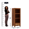 Zavero Wooden Library Bookshelf with Open Storage Design - Image 2