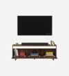 Zorella Wooden TV Console with Spacious Cabinet and Display Shelves - Image 5