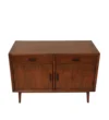 Aura Nordic Style Storage Cabinet in Wenge Finish - Image 3