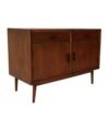 Aura Nordic Style Storage Cabinet in Wenge Finish - Image 5