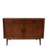 Aura Nordic Style Storage Cabinet in Wenge Finish - Image 6