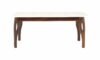 Castellan Sheesham Wood 6 Seater Dining Set In Scratch Resistant Walnut Brown Finish With Bench - Image 3