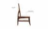 Castellan Sheesham Wood 6 Seater Dining Set In Scratch Resistant Walnut Brown Finish With Bench - Image 5