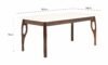 Castellan Sheesham Wood 6 Seater Dining Set In Scratch Resistant Walnut Brown Finish With Bench - Image 6
