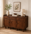 Elan Rustic Charm Storage Cabinet in Wenge Finish
