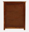 Kael Designer Bar Cabinet with Brass Handles in Wenge Finish - Image 7