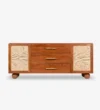 Kiro Artisan Wood Display Cabinet in Wenge Finish - Image 2